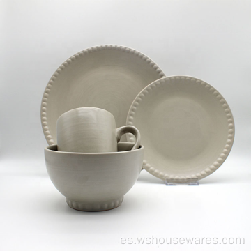 Venta al por mayor de vajilla de cerámica de cerámica de estilo nórdico personalizado